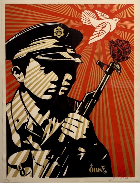 Shepard Fairey, ‘Chinese Soldiers ’, 2006, Gregg Shienbaum Fine Art