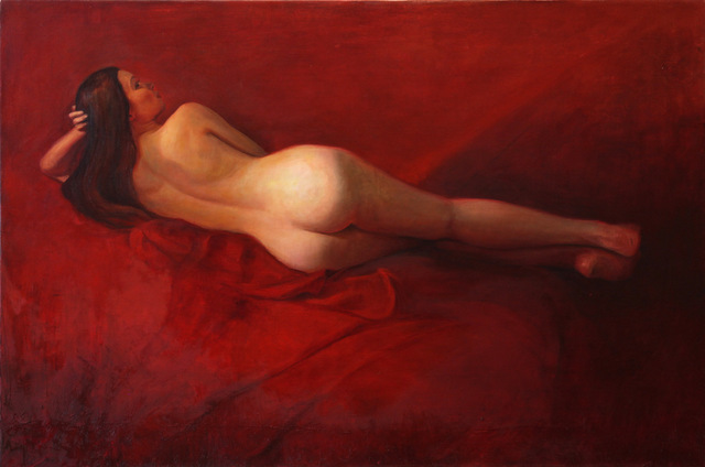 David Molesky, ‘Red Lounge ’, 2017, Andra Norris Gallery