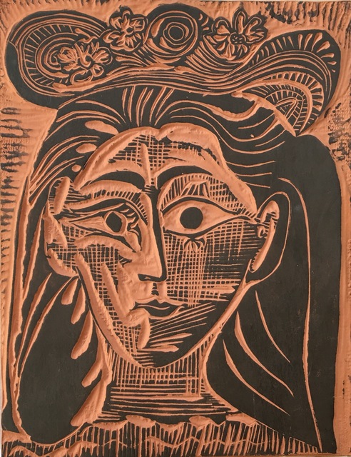 Pablo Picasso, ‘Femme au chapeau fleuri (Woman with Flowery Hat)- A. R. 521’, 1964, MICHALI GALLERY