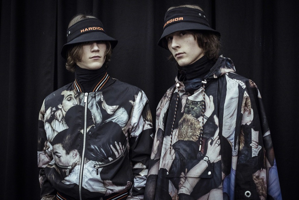 Dior Homme x Dan Witz Winter 2017/2018 Collection backstage. Dior Homme x Dan Witz Winter 2017/2018 Collection backstage.