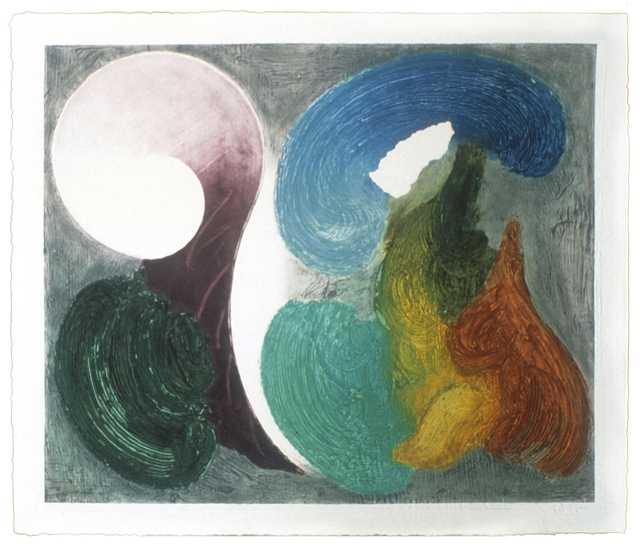 William Tillyer, ‘Living in Arcadia II’, 1991, Mixografia