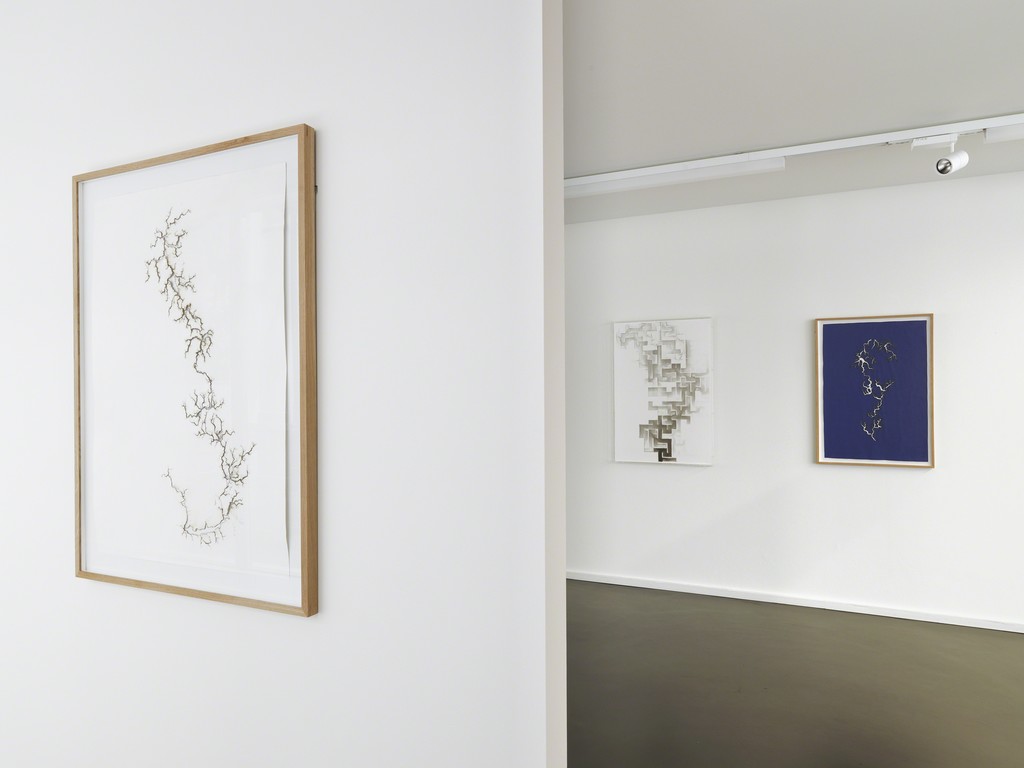 Installation View 4: Troika, Path of Least Resistance, #35, 2014; Troika, Labyrinth #5, 2014; Troika, Path of Least Resistance, #29, 2014 Installation View 4: Troika, Path of Least Resistance, #35, 2014; Troika, Labyrinth #5, 2014; Troika, Path of Least Resistance, #29, 2014