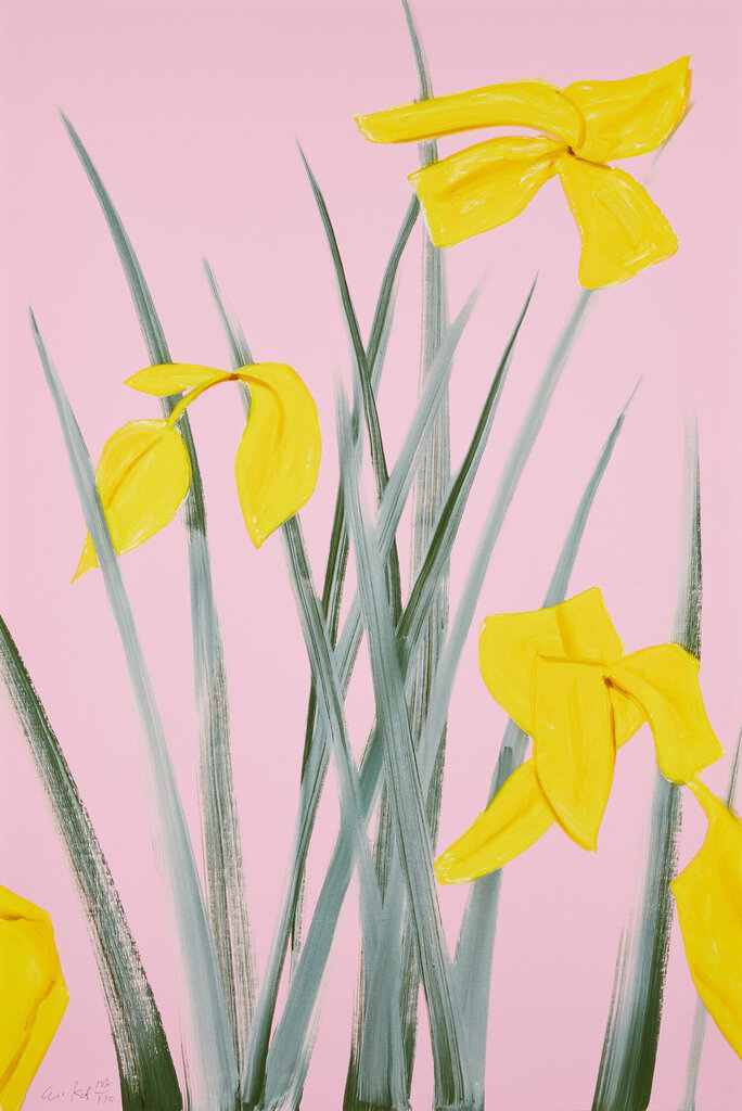 Alex Katz - Yellow Flags 3