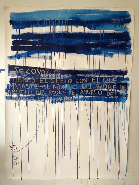Noe Martínez, ‘Crónica de las ausencias 2’, 2018, Painting, Acrylic pigments on primed cotton canvas, Parque Galería