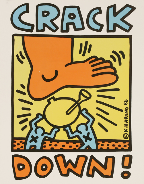 Keith Haring, ‘Crack Down’, 1986, Sworders