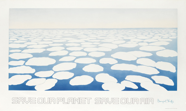 Georgia O’Keeffe, ‘SAVE OUR PLANET SAVE OUR AIR’, 1971, Swann Auction Galleries
