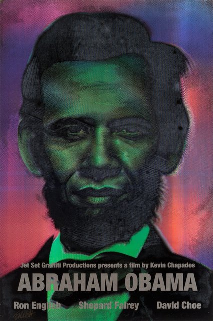 Ron English, ‘Abraham Obama (Silver Lettering)’, 2009, Heritage Auctions