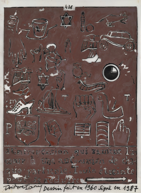 Isidore Isou, ‘ 436’, 1960, Galerie Natalie Seroussi