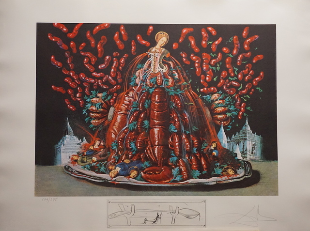 Salvador Dalí, ‘Les Diners de Gala Les Canibalismes de l’automne’, 1977, Print, Etching, Fine Art Acquisitions Dali