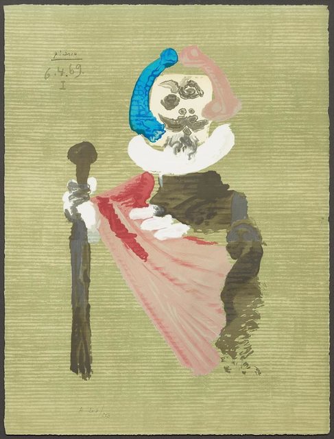 Pablo Picasso, ‘From: Portraits imaginaires’, 1969, Print, Colour lithograph, Koller Auctions