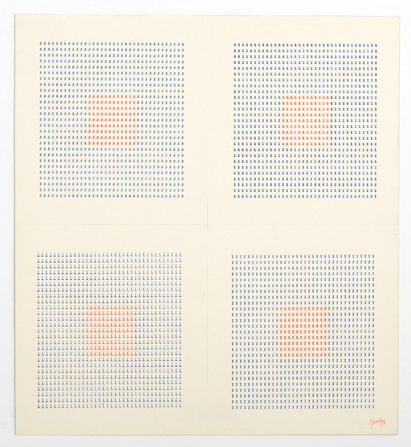 Tomaso Binga, ‘Dattilocodice (Typecode) #7’, 1978, Tiziana Di Caro
