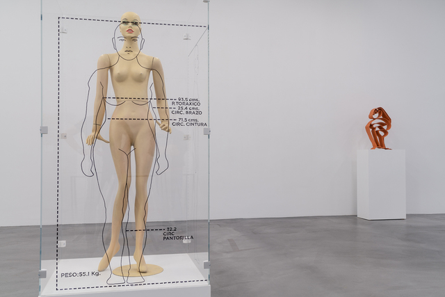 Teresa Burga, ‘Perfil de la Mujer Peruana / Objeto. Estructura. Informe Antropométrico (Perfil Fisiologico I)’, 1980, Migros Museum für Gegenwartskunst