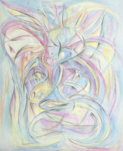 Joseph Sánchez, ‘Fancy Dancer’, 2018, Painting, Conte & acrylic on paper, Kinsman Robinson Galleries