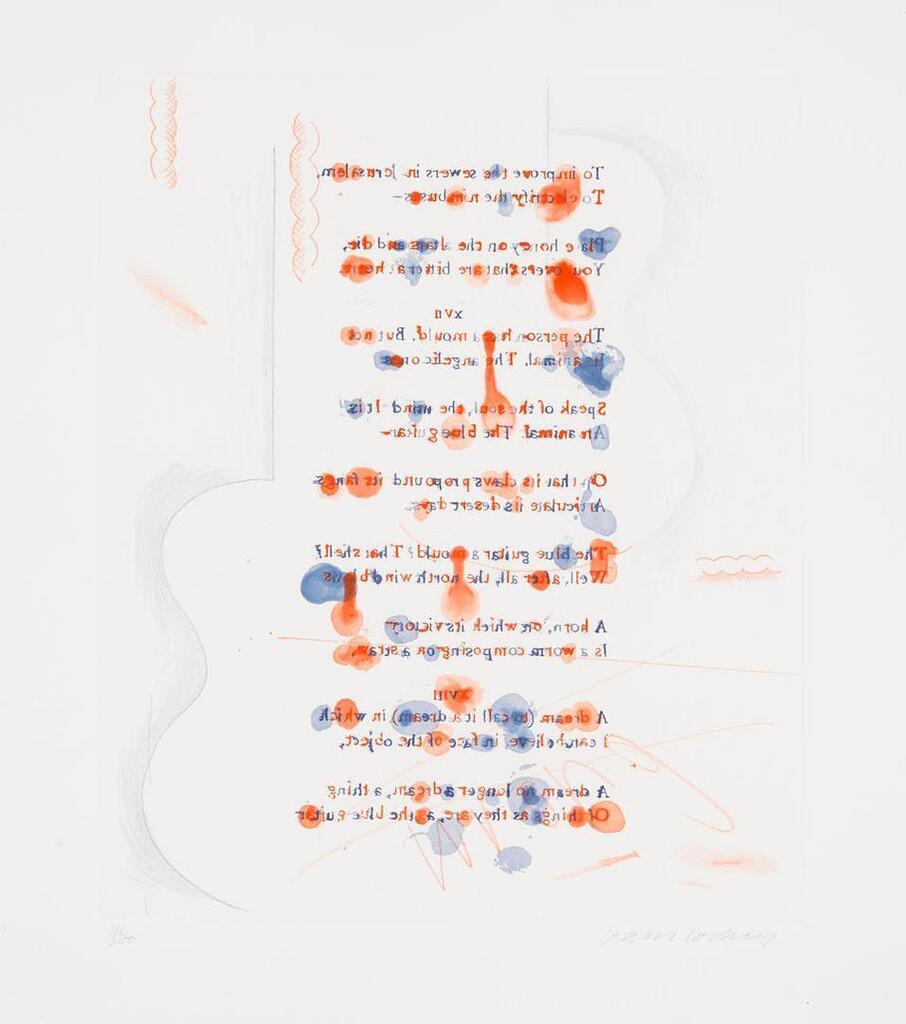 David Hockney - Made in April, from The Blue Guitar (Museum of Contemporary Art Tokyo 188), -77