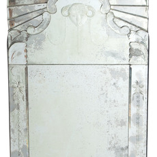 Art Deco Mirror Framed Pier Mirror