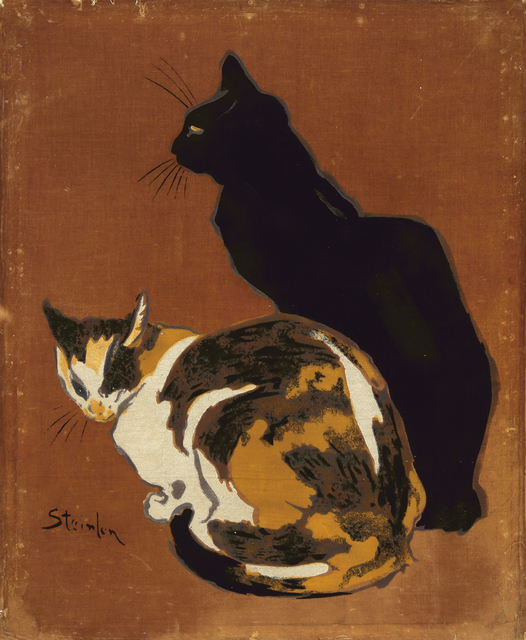 Théophile Alexandre Steinlen Deux Chats Ca 1894 Artsy