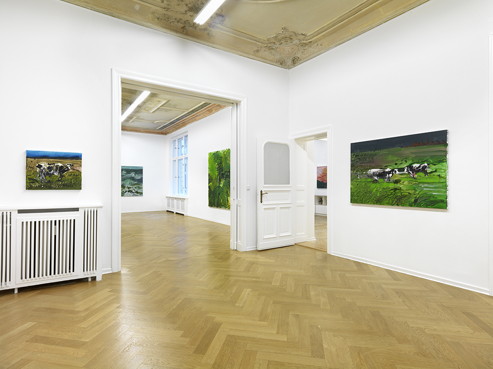 Installation view. Rainer Fetting "Taxis, Monsters and the Good Old Sea", A3, Berlin, Germany. October 26, 2017 - January 14, 2018. Photo: Bernd Borchardt Installation view. Rainer Fetting "Taxis, Monsters and the Good Old Sea", A3, Berlin, Germany. October 26, 2017 - January 14, 2018. Photo: Bernd Borchardt