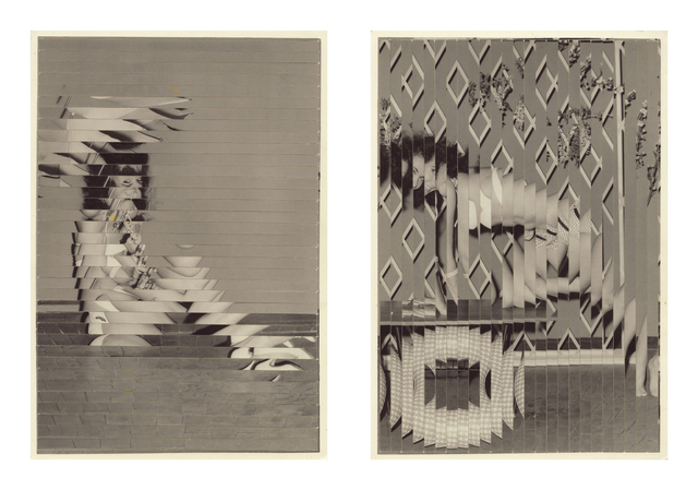 Kensuke Koike, ‘Indirect Approach, First & Second Attempt (diptych)’, 2013, Photography, Altered found photos, Open Doors Gallery
