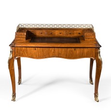 A George IV padouk Carlton house desk