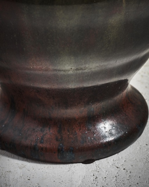 Pierre Adrien Dalpayrat, ‘Russet Pagoda Vase’, ca. 1900, Jason Jacques Gallery
