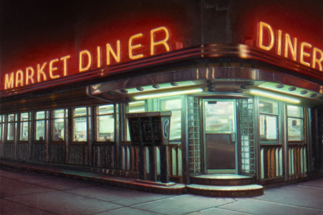Robert Gniewek, ‘Market Diner’, 2017, Louis K. Meisel Gallery