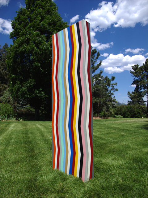 Pard Morrison, ‘Heliotrope’, 2018, Sculpture, Fired pigment on aluminum, Brian Gross Fine Art