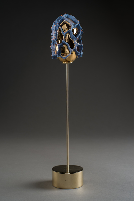 The Haas Brothers, ‘Morel Sex Fairy Berry’, 2018, Sculpture, Hand thrown porcelain, brass, Acria Benefit Auction
