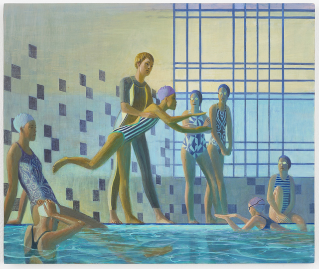 Benjamin Senior, ‘Undulating Stroke’, 2018, Painting, Egg tempera on cotton on plywood, Monica De Cardenas