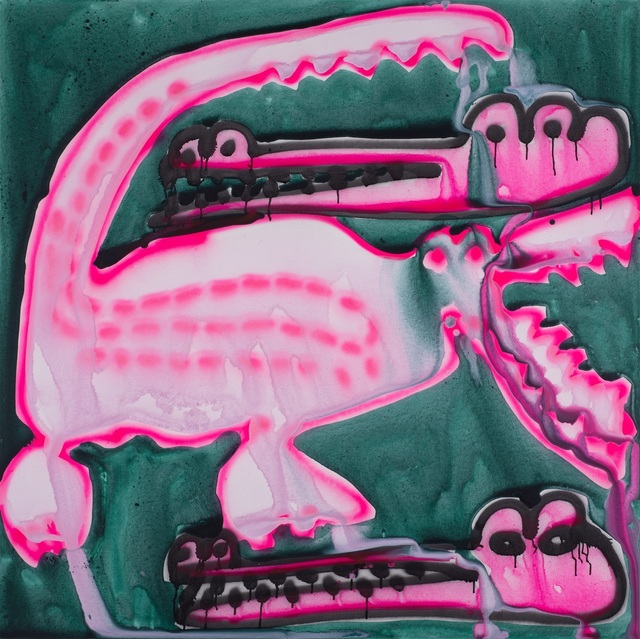 Katherine Bernhardt, ‘Untitled’, 2019, Painting, Acrylic and spray paint on canvas, Coalition for the Homeless Benefit Auction