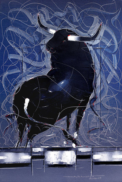 Sujth Kumar G.S. Mandya, ‘Bull Painting - 83’, 2011, MayinArt