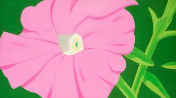 Alex Katz - Pink petunia #2