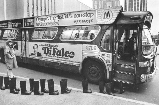 Eleanor Antin, ‘100 Boots at Columbus Circle’, 1960, Richard Saltoun