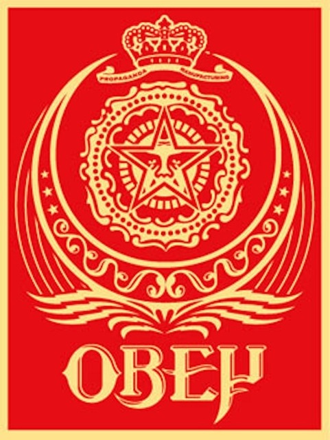 Shepard Fairey (OBEY), ‘Ankara Red’, 2005, Gregg Shienbaum Fine Art