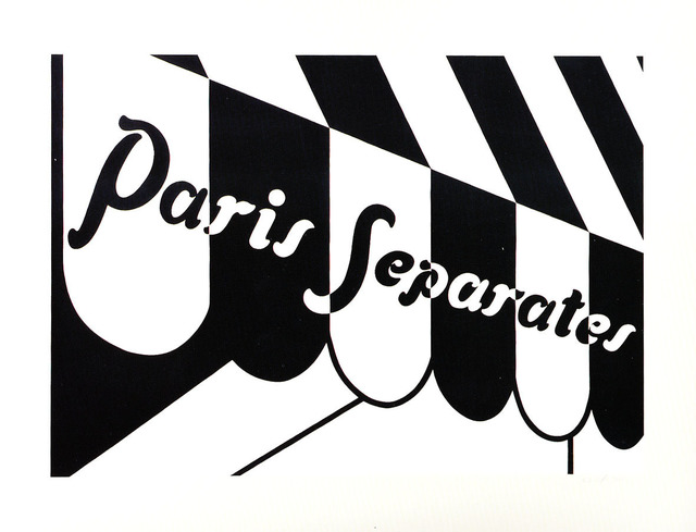 Patrick Caulfield, ‘Paris Separates’, 1973, Cristea Roberts Gallery
