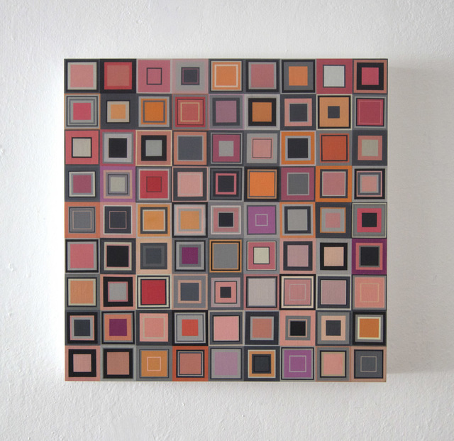 Yong Sin, ‘Square No. 1674’, 2017, Painting, Acrylic on paper over panel, Timothy Yarger Fine Art