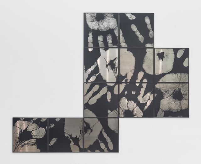 Regina Silveira, ‘Touchin’ Black 2’, 2016, Engraving on aluminum, Luciana Brito Galeria