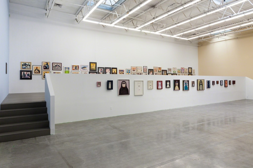 Hans Schärer: "Madonnas and Erotic Watercolors," installation view. Hans Schärer: "Madonnas and Erotic Watercolors," installation view.