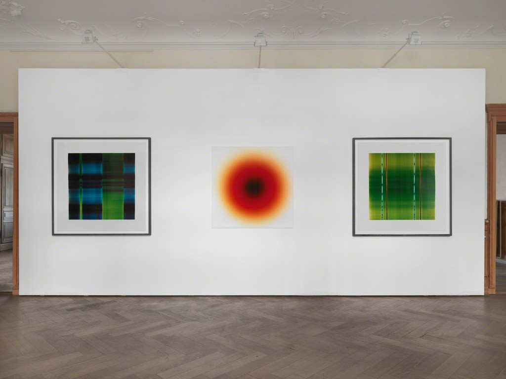 Installation view, Karl Martin Holzhäuser: Lichtmalerei (light painting), SCHEUBLEIN + BAK, 2016 Installation view, Karl Martin Holzhäuser: Lichtmalerei (light painting), SCHEUBLEIN + BAK, 2016