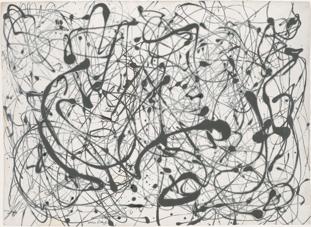 Jackson Pollock, ‘Number 14: Gray’, 1948, Yale University Art Gallery