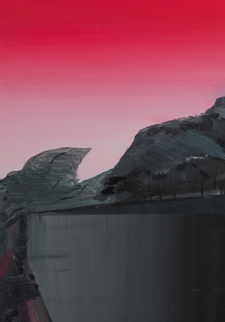 Phil Ashcroft, ‘Combe Martin Catalina Red Version’, 2019, Painting, Acrylic on canvas, Fousion Gallery