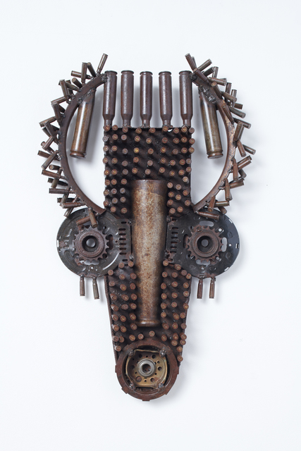 Gonçalo Mabunda, ‘Untitled (mask)’, 2018, Sculpture, Mixed media, Jack Bell Gallery