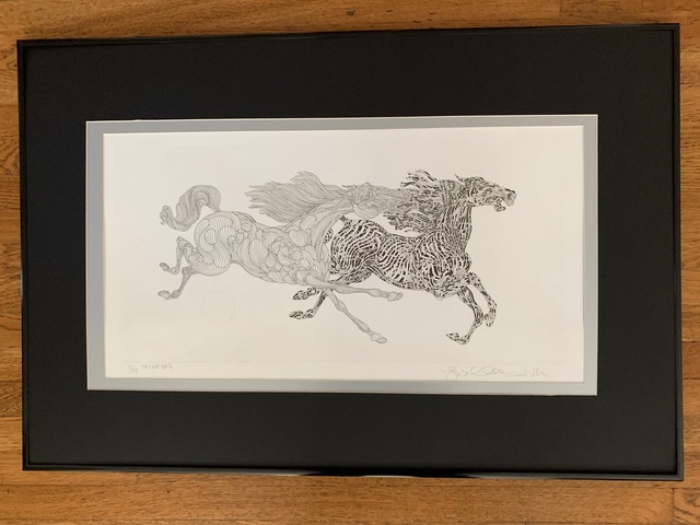 Guillaume Azoulay, ‘Tenue’, 2016, Print, Etching, Leviton Fine Art