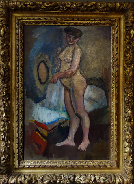 Jules Pascin, ‘Nu Debout’, 1909, Painting, Oil on Canvas, Fischtein Fine Art
