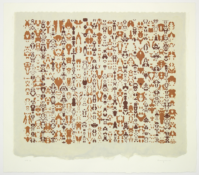 Bruce Conner, ‘PACIFIC OCTOBER 9, 2002 - JANUARY 16, 2003 (Brown)’, 2003, Senior & Shopmaker Gallery