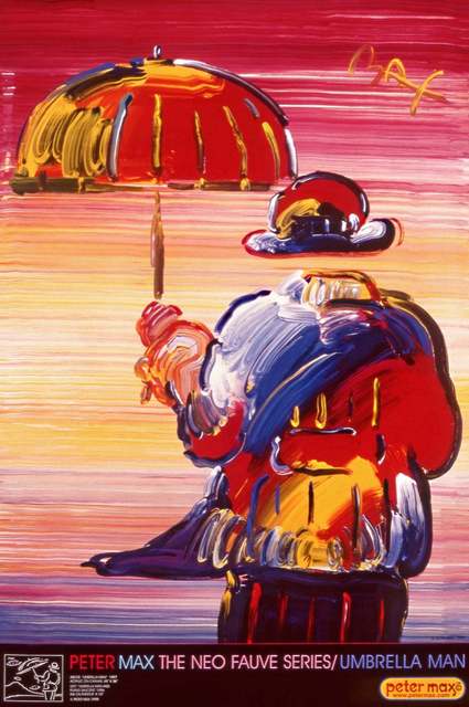 Peter Max | Umbrella Man (1999) | Available for Sale | Artsy