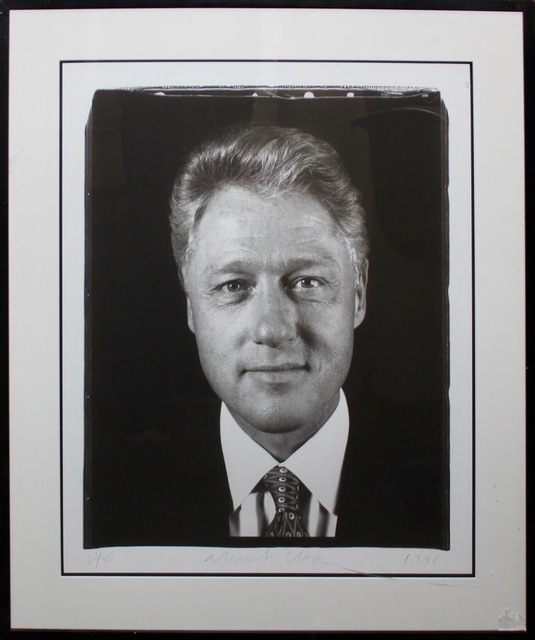 Chuck Close, ‘Untitled (President Clinton)’, 1996, Print, Digital Print on paper, Kunzt Gallery