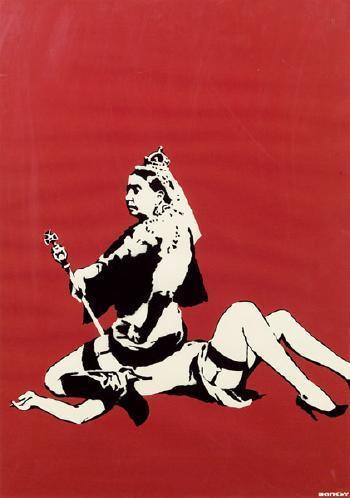 Banksy - Queen Victoria