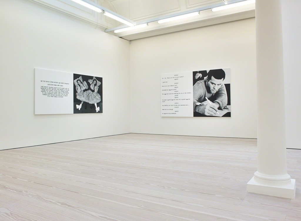 John Baldessari: Pictures & Scripts, Installation View, Marian Goodman Gallery, London, February 28 - April 25, 2015 John Baldessari: Pictures & Scripts, Installation View, Marian Goodman Gallery, London, February 28 - April 25, 2015
