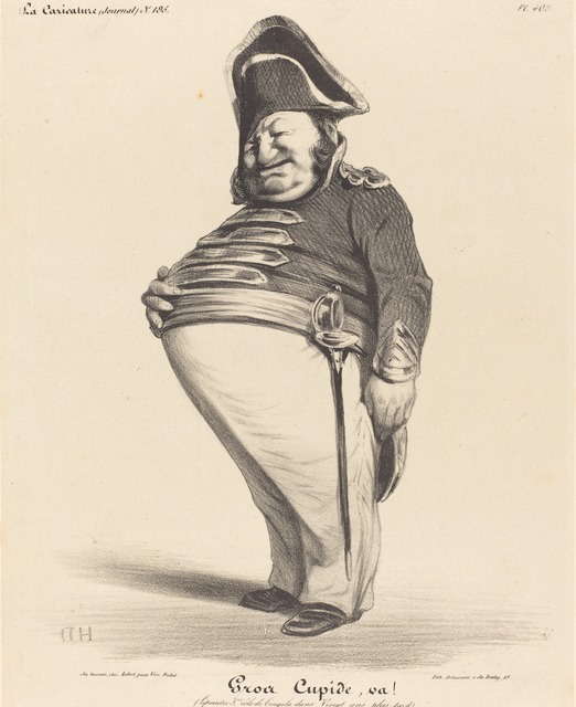Honoré Daumier, ‘Gros Cupide, va!’, 1834, National Gallery of Art, Washington, D.C.