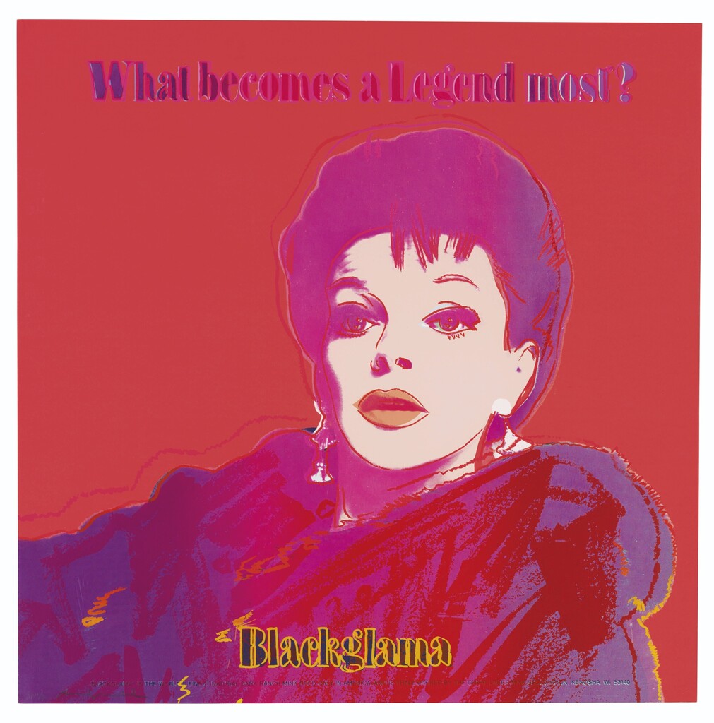 Andy Warhol - Blackglama (Judy Garland), from Ads